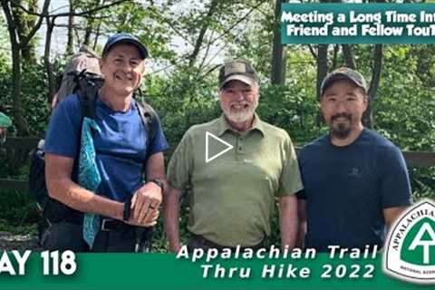 AT Thru Hike Day 118 - Trail Magic From Tony, a Friend and Fellow YouTuber