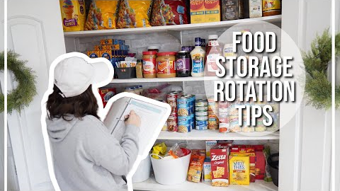 FOOD STORAGE ROTATION TIPS | Food Storage For Beginners 2021