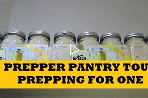 Prepper Pantry Tour - Make Food Storage Work For You - Prepping For One