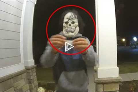 TOP 10 DISTURBING MOMENTS CAUGHT ON DOORBELL CAMERA (PART 5)