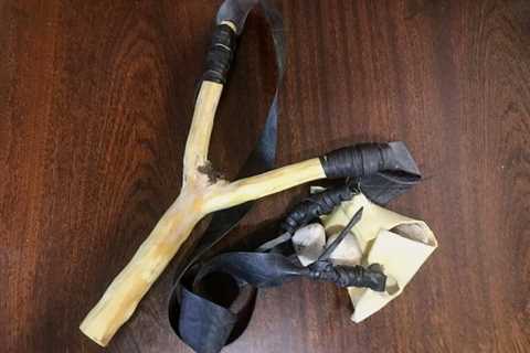 How To Make a Primitive Slingshot (Step-by-Step Photos)