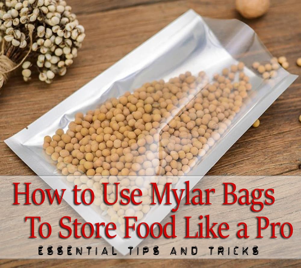 How to Use Mylar Bags with Buckets for Air-Tight Food Storage
