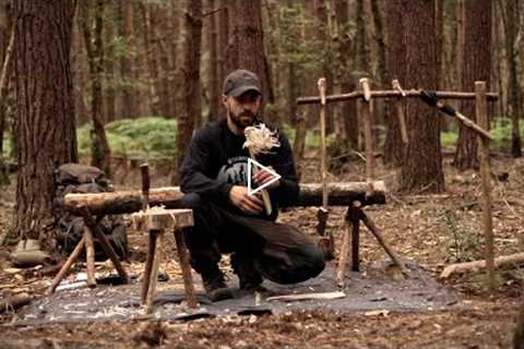 10 Bushcraft Camp Projects - Woodcraft, Axe, Knife, Hand Tools