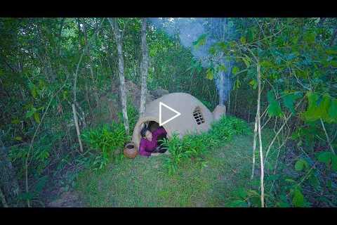 Girl Build The Most Creative Underground House by Ancient Skills