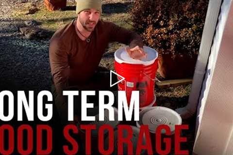 Prepping Food for Long Term Storage