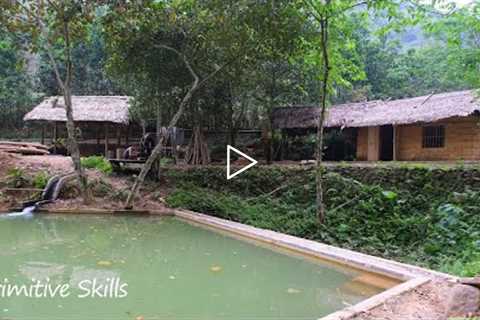 FULL VIDEO: 5 years build Living Off Grid, Life isn't easy, but it's worth living. Primitive Skills