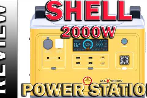 Shell 2000W Portable Power Station 1997Wh LiFePO4 Battery Solar Generator UPS Power Supply Review