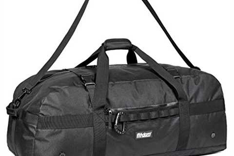 Fitdom Heavy Duty Extra Large Sports Gym Equipment Travel Duffel Bag W/ Adjustable Shoulder &..