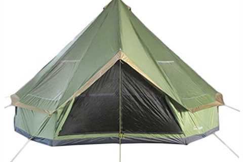 DANCHEL OUTDOOR 8 Person Large Lightweight Yurt Tent for Adults, Waterproof Backpacking Teepee..