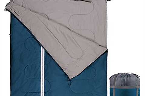 Double Sleeping Bags for Adults 3 Season Warm Cold Weather for Family Camping, Backpacking Or..