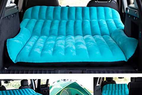 KMZ SUV Air Mattress Thickened Flocking Travel Mattress Camping Air Bed Dedicated Mobile Cushion..