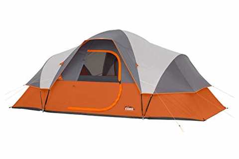 Core 9 Person Extended Dome Tent - The Camping Companion