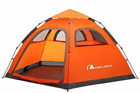 MOON LENCE Instant Pop Up Tent Family Camping Tent 4-5 Person Portable Tent Automatic Tent..