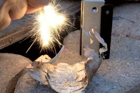 How to Use a Magnesium Fire Starter Safely