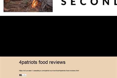 4patriots food reviews