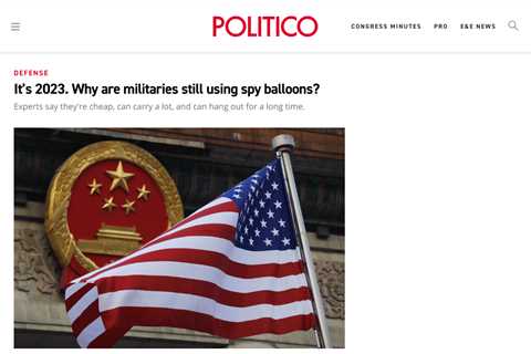 U.S. Military Shoots Down Suspected Chinese Spy Balloon Near South Carolina