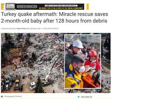 Miracles Amid Devastation: Rescued Infants and Children Provide Hope After Major Turkey-Syria..