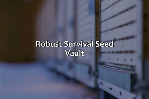 Robust Survival Seed Vault