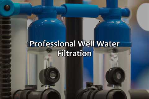 Professional Well Water Filtration