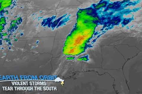 Violent Storms Tear Through the South