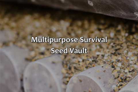 Multi-Purpose Survival Seed Vault