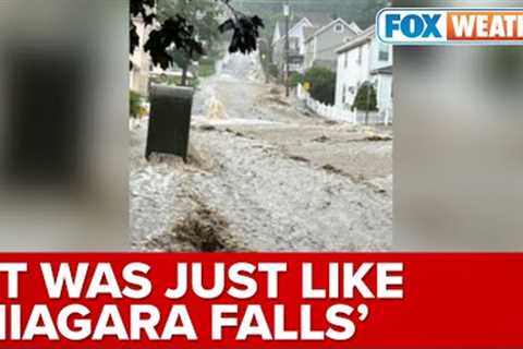 Highland Falls, NY, Resident On Power Of The Floodwater: 'It Was Just Like Niagara Falls'