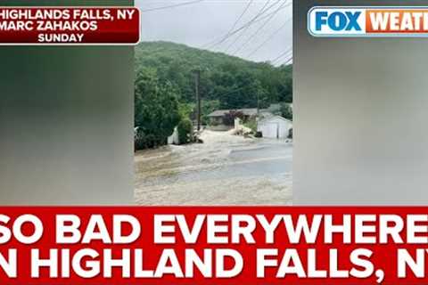 Highland Falls, New York, Resident On Flooding Devastation: 'It Looked Like A Beach'