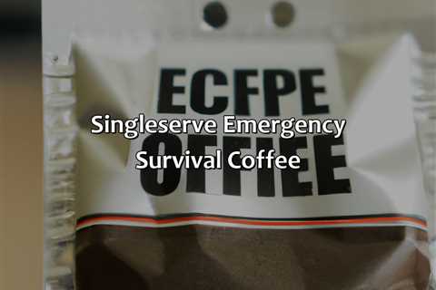 Single-Serve Emergency Survival Coffee