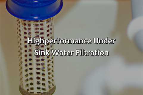 High-Performance Under Sink Water Filtration