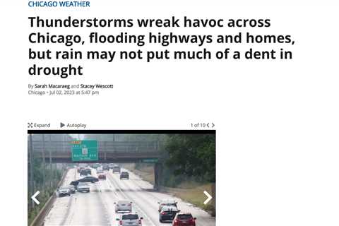 Severe Flooding and Disruptions in Chicago Metropolitan Area: A Wake-Up Call for Climate Adaptation