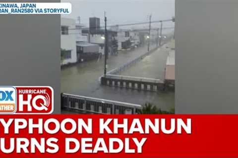 Typhoon Khanun Kills At Least One In Japan; 200,000 On Okinawa Lose Power