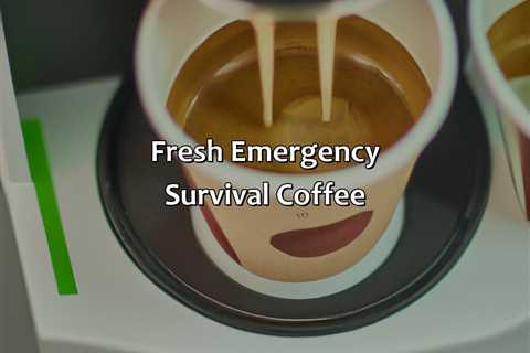 Fresh Emergency Survival Coffee