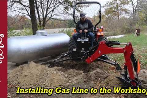 Installing Gas Line and regulators for a 500 gallon propane tank .  Total cost for installation.