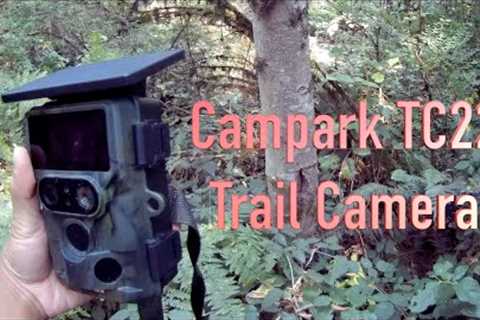 Campark Trail Camera - Wifi Solar 4K - game footage/ unboxing