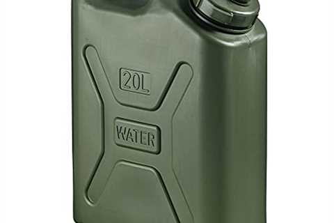 Scepter 5 Gallon Military BPA Free Water Container, Food Grade Water Jug for Camping and Emergency..