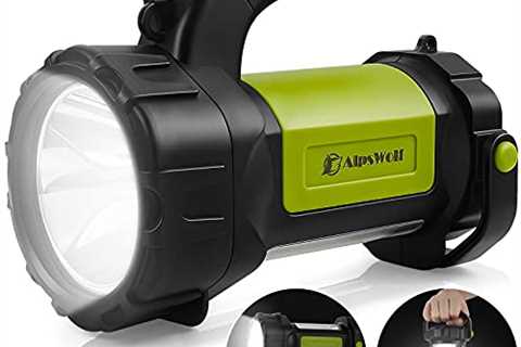 Camping Lantern Rechargeable, AlpsWolf LED Flashlight Spotlight Lantern with 800LM, 3600 Capacity..