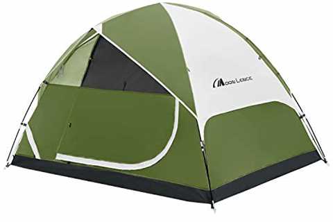 MOON LENCE Camping Tent 4 Person Tent Easy Setup Outdoor Tents Waterproof Double Layer for Camp and ..