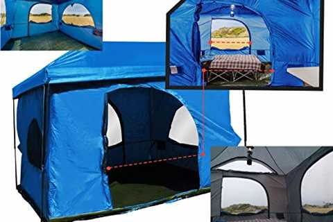 The Original-Authentic Standing Room Family Cabin Tent 8.5 FEET OF HEAD ROOM 2 or 4 Big Screen..