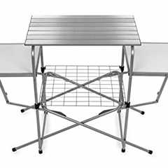 Camco Olympian Deluxe Portable Grill Table - The Camping Companion