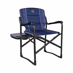 TIMBER RIDGE Portable Camping Chair with Side Table - The Camping Companion