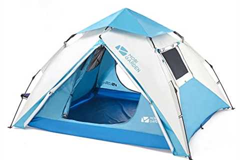 MOBI GARDEN Family Pop Up Tent 4 Person Tent - The Camping Companion