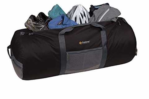 Outdoor Products - Water Resistant Utility Shoulder Duffle Bag - Ideal for Camping, Gym, Sports,..