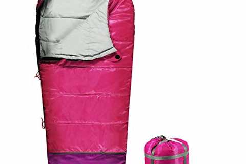 REDCAMP Kids Mummy Sleeping Bag for Camping Zipped Small, 40 Degree 3 Season Cold Weather Fit Boys..