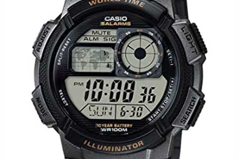 Casio Men’s AE-1000W-1AVDF Sporty Digital Quartz Watch - The Camping Companion