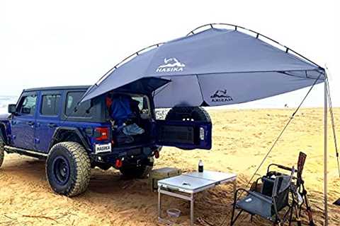 Versatility Camping Tent for Truck Bed,SUV RVing, Van,Trailer and Overlanding Portable Teardrop..