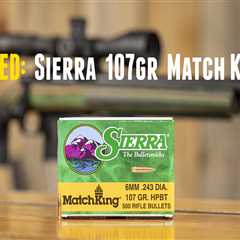 TESTED: Sierra 6mm 107gr MatchKing Bullets