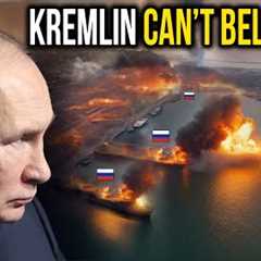 What a NIGHT! Ukraine DESTROYED 7 Russian ships in Crimean Island all at once with ATACMS!