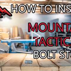 How to Install a Mountain Tactical Tikka T3/T3x Bolt Stop