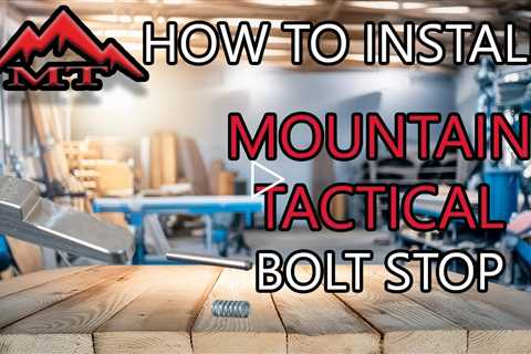 How to Install a Mountain Tactical Tikka T3/T3x Bolt Stop