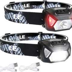 LE Headlamp Rechargeable Review: Brightest Light Ever!